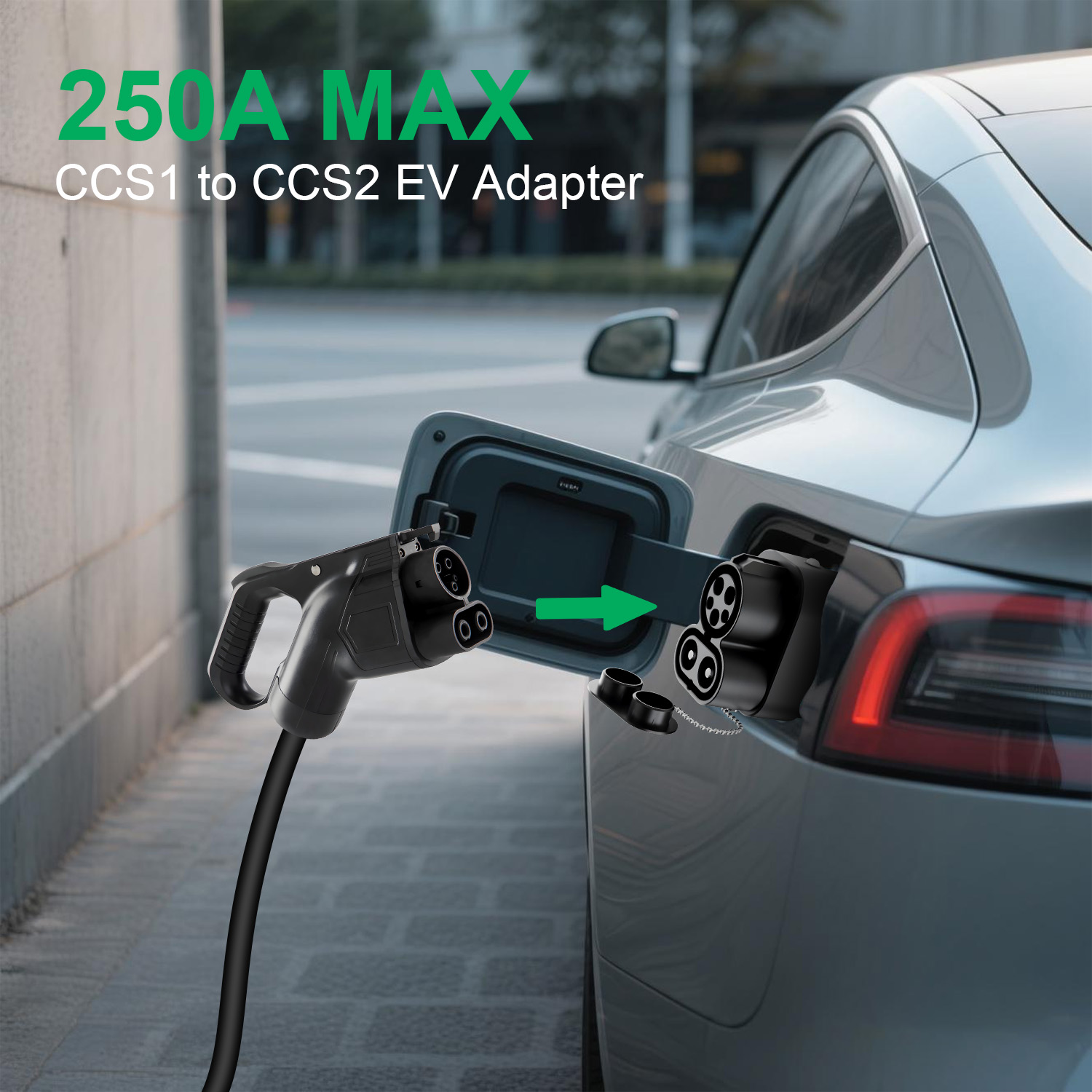 Adaptateur de chargeur CCS1 ve - Ccs2 To Ccs1 Fast Charge Adapter 250Kw avis et prix